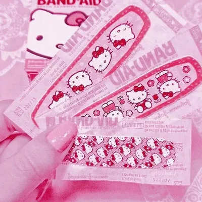 pink #розовый #hellokitty #bandaid #пластырь #aesthetic #эстетика #обои  #wallpaper #foundalighter | Soft pink theme, Pink wallpaper heart, Pastel  pink aesthetic