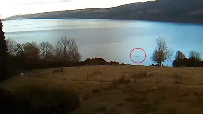 Пользователи Сети заметили лох-несское чудовище во время прямой трансляции  с видом на озеро - ТРК Звезда Новости, 02.04.2021