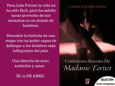 Кармен Мартинес о X: «Ya en #preventa la historia de Lola Forner y sus pasiones más turbias. https://t.co/0rN7y9wFD7 #FelizJueves #SelecciónBdB https://t.co/DHOc1jBEVf » / X