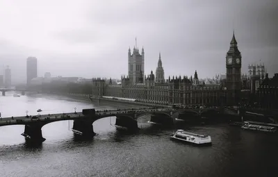 Обои туман, лондон, london картинки на рабочий стол, раздел город - скачать
