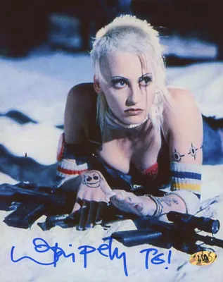 Лори Петти с подписью «Танкистка» 8x10 Фотография с надписью «TG!» (голограмма МАБ) | Нетронутый аукцион