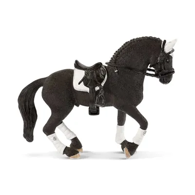 Купить фигурка Schleich Фризская лошадь черный (13749), цены на Мегамаркет