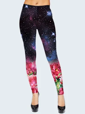 Лосины AliExpress 2013 new female trousers print space-galaxy black  leggings milk purple-violet milk legging free size free shipping - «Ты  просто космос! Любовь с первого взгляда в космические лосины с Алиэкспресс +