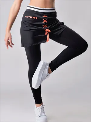 ᐈ Женские спортивные лосины с юбкой Totalfit FLASH-SKIRT LG19-C21, белые с  серебром Купить с Примеркой Дома, Обмен, Гарантия✔️Магазин  СпортОнлайнStore✔️