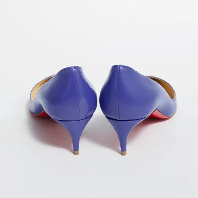 Туфли Christian Louboutin фиолетовые, - купить за 11100 ₽ | SFS