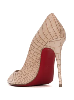 Туфли с тиснением под крокодила Kate Christian Louboutin для женщин -  купить за 187450 тг. в официальном интернет-магазине Viled, арт.  1230014.F608_36_231