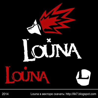 lik7 personal blog: Логотипы группы Louna вектор лого СКАЧАТЬ