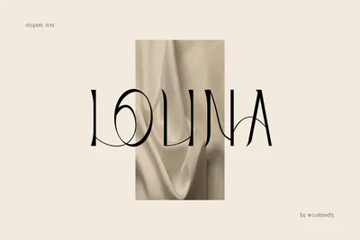 Louna Schriftart Von moonbandit · Creative Fabrica