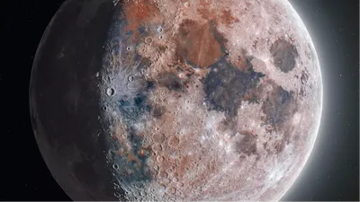 Фото дня. Астрономы-любители сделали детальный снимок Луны | РБК Life