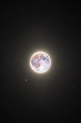 Фото Луны в необычном формате | Пикабу