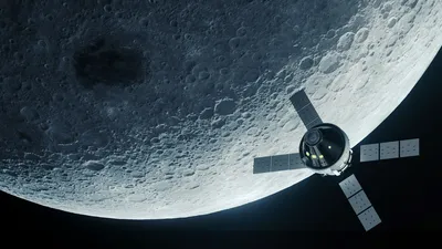 Космический аппарат Orion впервые показал видео Луны