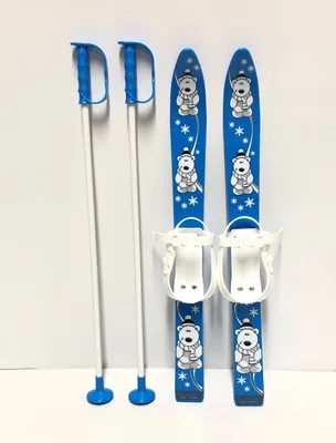 Детские лыжи, комплект, лыжи длинной 70 см, цвет: синий (6081) 5346 цена |  pigu.lt