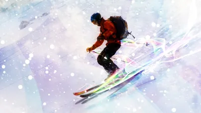Обои Горные лыжи, картинки - Обои для рабочего стола Горные лыжи фото из  альбома: (спорт)