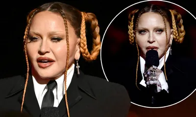 Grammy Awards 2023: Madonna shows off VERY smooth visage wearing all-black  as she presents on stage | Daily Mail Online