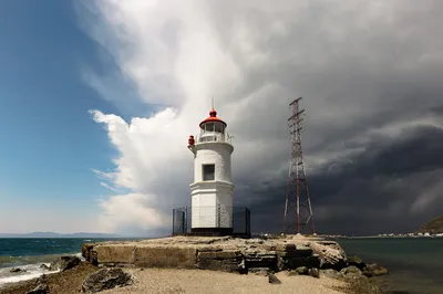 Токаревский маяк, Владивосток. Надвигается шторм | Пикабу