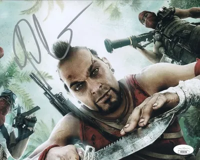 Майкл Мандо подписал фотографию 8x10 Far Cry 3 «Vaas» Аутентичный автограф Сертификат подлинности JSA | eBay