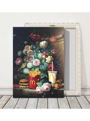 Картина Макдоналдс арт 20х30 Интерьерные картины 44379688 купить за 595 ₽ в  интернет-магазине Wildberries