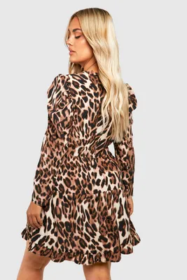 Макияж под леопардовое платье - 66 фото