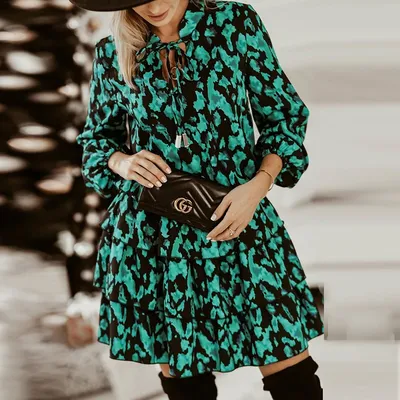 Женское леопардовое платье из вискозы и шелка MICHAEL MICHAEL KORS купить в  интернет-магазине ЦУМ, арт. MF3810IA8T