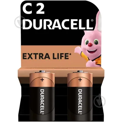 ᐉ Батарейки Duracell Plus MN1400 C (R14, 343) 2 шт. (81545437;Б0014054) •  Купить в Киеве, Украине • Лучшая цена в Эпицентр К