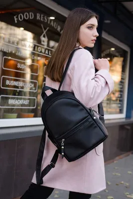 Маленький молодежный рюкзак черного цвета SamBag 8045021, купить по цене  1249 грн. в Киеве, Днепре, Одессе, Львове - интернет магазин StreetWear