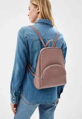 Маленький женский кожаный рюкзак с съемными лямками 9029 Крем |  Интернет-магазин Kozhgalantereya