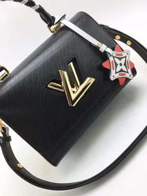 Женская кожаная сумка Louis Vuitton черная A51008 - купить в Москве с  доставкой по РФ