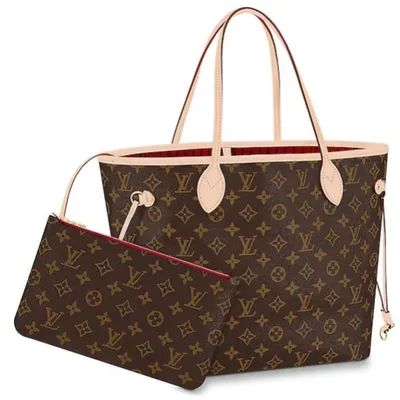 Женская кожаная сумка Louis Vuitton Neverfull Lux MM коричневая – купить в  Украине ➔ Empirebags