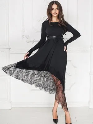 Купить Платье-мини с бахромой на юбке в стиле Гэтсби (Черный) в Челябинске  в Салоне платьев по выгодной цене