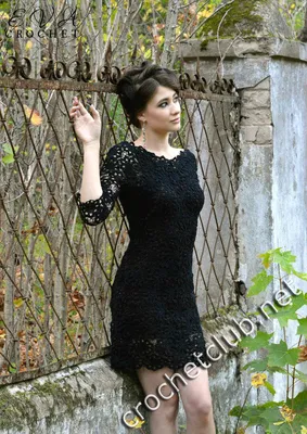 Черное ажурное платье из тонкого кружева с подкладом 0451101512-50 - купить  в интернет-магазине LOVE REPUBLIC по цене: 4 599 ₽