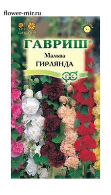 Мальва (Шток-роза) Гирлянда , Смесь 0,2 гр купить оптом в Томске по цене  16,16 руб.