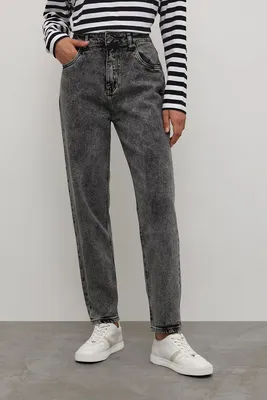 Mid-rise mom jeans - Women's fashion | Stradivarius United States