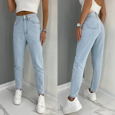 Как и с чем носить Mom Jeans