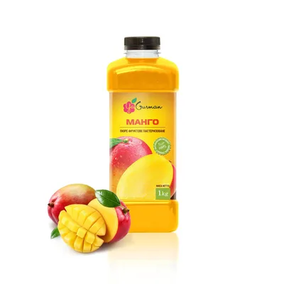 ⋗ Пастеризованное пюре манго Ya Gurman, 1 кг купить в Украине ➛  CakeShop.com.ua