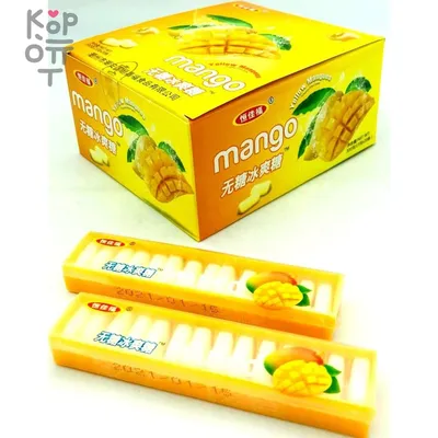 Драже МАНГО по цене 743 руб. в интернет магазине Корейские товары для всей  семьи(КорОпт)