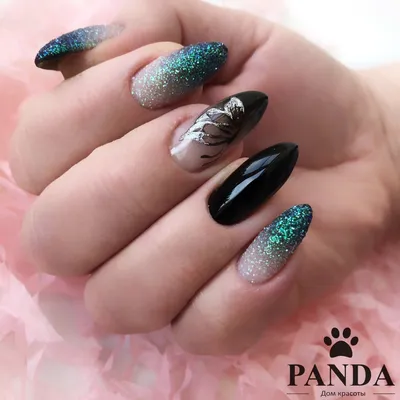 Урок Маникюр Панда / Panda nail art - YouTube