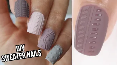 Sweater Nails : r/DIYGelNails