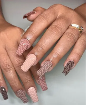 Are your sweater nails waxy? This tutorial is for you! Let us know i... |  Sweater Nails | TikTok