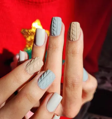 25 Fun Sweater Nail Designs to Try in 2024 | Sarah Scoop