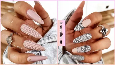 Sweater Nails Are Our Newest Winter Nail Obsession - Brit + Co