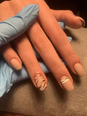 tiger stripe nails | tiger striped nail art - for more info,… | Flickr