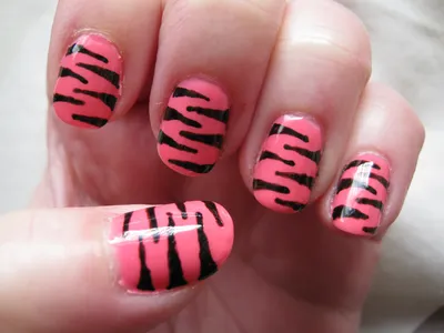 How To Create Easy Tiger Nails🐯 #Nailboo #NailbooNails #nails #dippow... |  TikTok