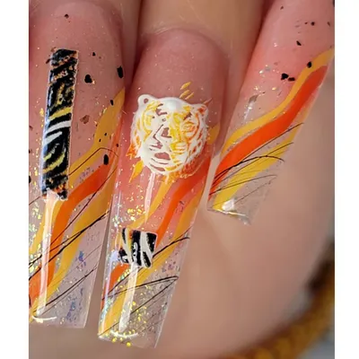 Tiger Stripe Handmade Phototherapy Short Medium and Long Artificial Art  Finished Fake Nails - China Manicure and Wear Manicures price |  Made-in-China.com