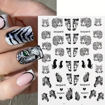 Copycat Claws: Sunday Stamping - Tiger Nails