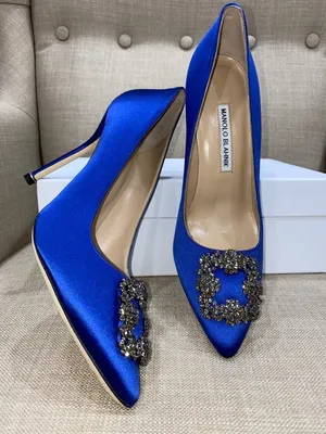 Туфли Manolo Blahnik Hangisi купить по цене 47000₽ в Москве | LUXXY