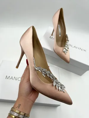 Копия Туфли женские Hahgisi Blue MANOLO BLAHNIK Голубой — купить реплику по  цене 15,500 руб. ₽ | арт.20195