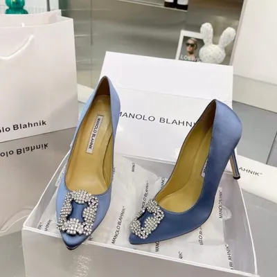 Копия Туфли женские Hahgisi Beige Manolo Blahnik Бежевый — купить реплику  по цене 15,500 руб. ₽ | арт.20181