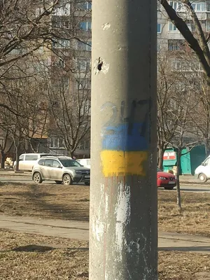 Горожане напомнили оккупантам, что Мариуполь - это Украина, - ФОТО -  Новости 24 февраля 2023 г. - 0629.com.ua