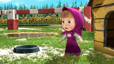 Скачать обои маша и медведь, masha and the bear разрешение 1920x1080 #26812