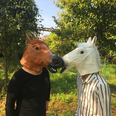 Маска голова лошади. Horse Head Mask